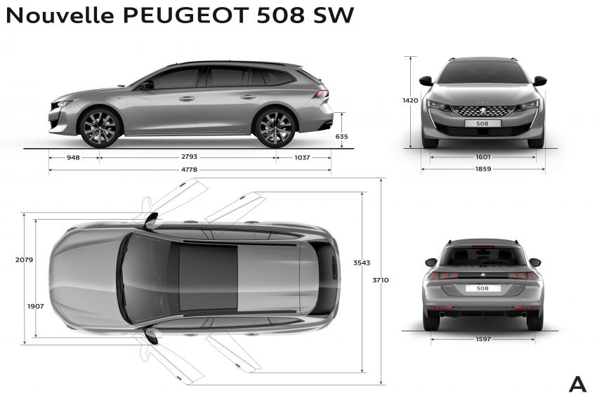New Peugeot 508 SW – stylish estate makes its debut 824400