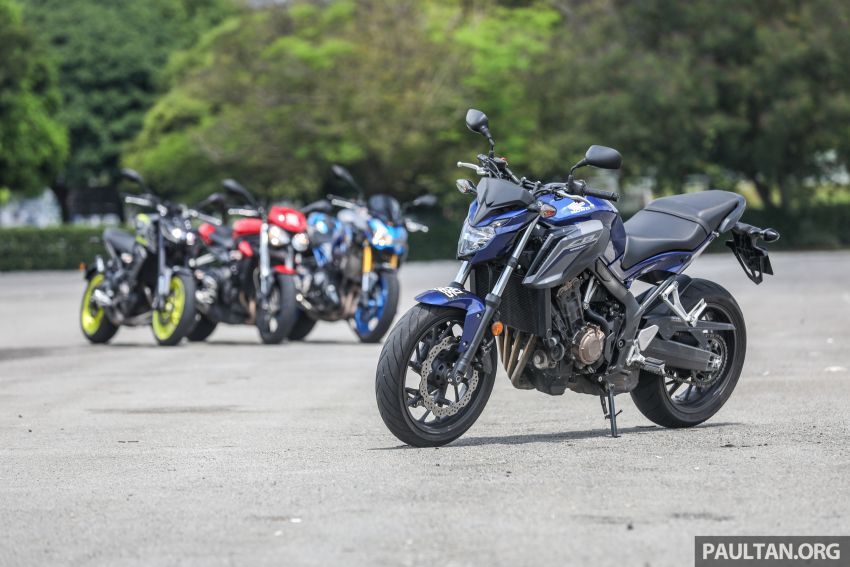 Honda CB650F, Kawasaki Z900 ABS, Triumph 765S, Yamaha MT-09 – which RM50k bike is best for you? 829390