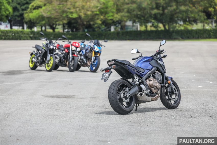 Honda CB650F, Kawasaki Z900 ABS, Triumph 765S, Yamaha MT-09 – which RM50k bike is best for you? 829392