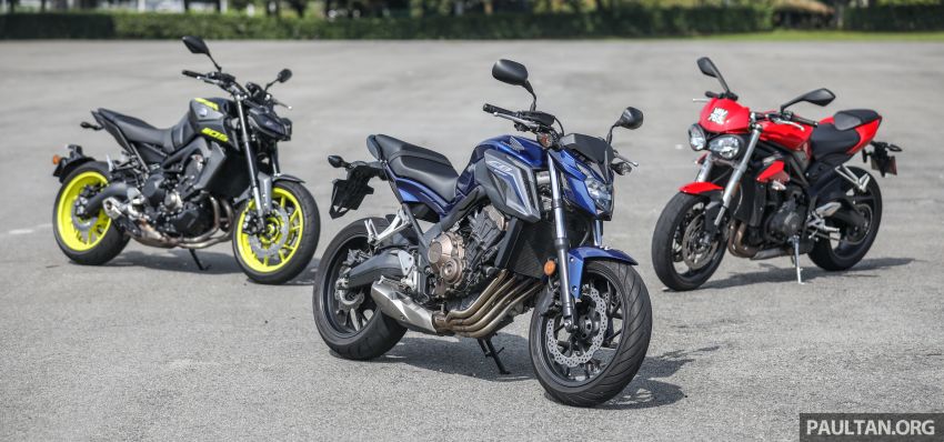 Honda CB650F, Kawasaki Z900 ABS, Triumph 765S, Yamaha MT-09 – which RM50k bike is best for you? 829381