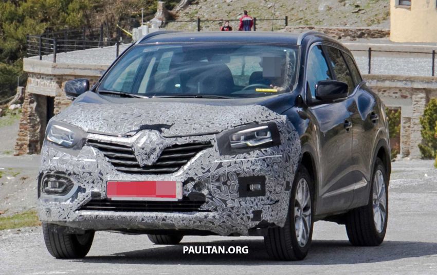 SPYSHOTS: Renault Kadjar facelift running road trials 828049