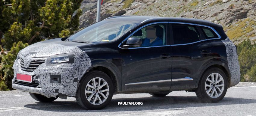 SPYSHOTS: Renault Kadjar facelift running road trials 828052