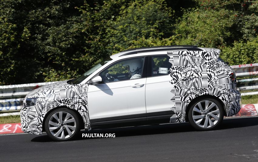 SPYSHOTS: Volkswagen T-Cross testing at the ‘Ring 832086