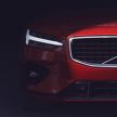 Volvo S60 2019 tunjuk teaser lagi – lancar malam ini