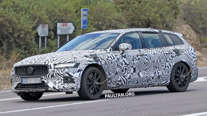 SPYSHOTS: 2019 Volvo V60 R seen for the first time? 827113