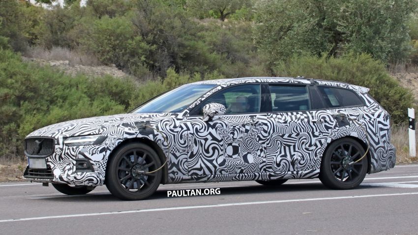 SPYSHOTS: 2019 Volvo V60 R seen for the first time? 827115
