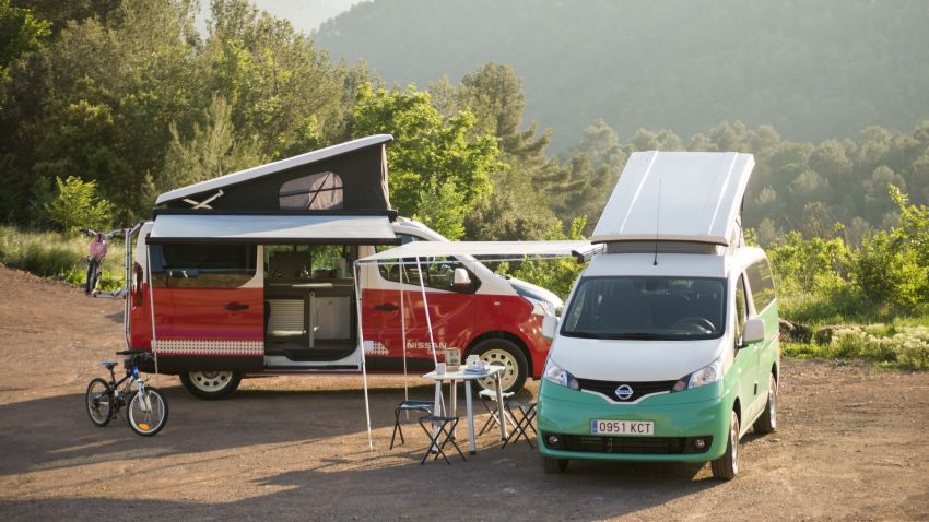 Nissan dedah dua model Camper Van di Sepanyol – diasaskan dari NV300 dan van elektrik e-NV200 824795
