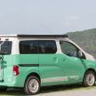 Nissan dedah dua model Camper Van di Sepanyol – diasaskan dari NV300 dan van elektrik e-NV200
