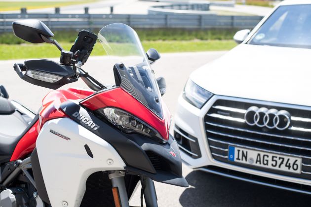 Ducati and Audi to develop C-V2X traffic safety comms