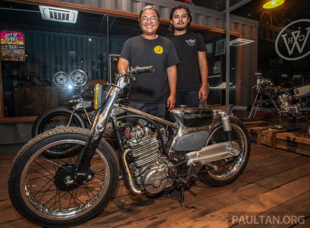 AOS 2018: “Papa Jahat” RM45k prize bike press reveal – custom build C70 kapchai with 600 cc engine