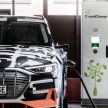 Audi e-tron – bahagian dalam disiar, cermin sisi digital