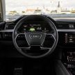 Audi e-tron – bahagian dalam disiar, cermin sisi digital
