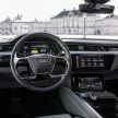 Audi e-tron – bahagian dalam disiar, cermin sisi digital