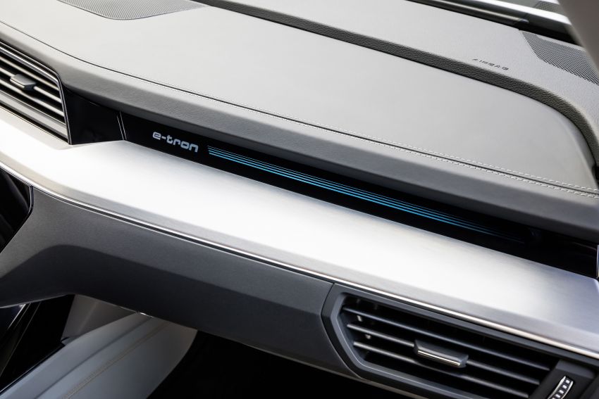 Audi e-tron – bahagian dalam disiar, cermin sisi digital 835076
