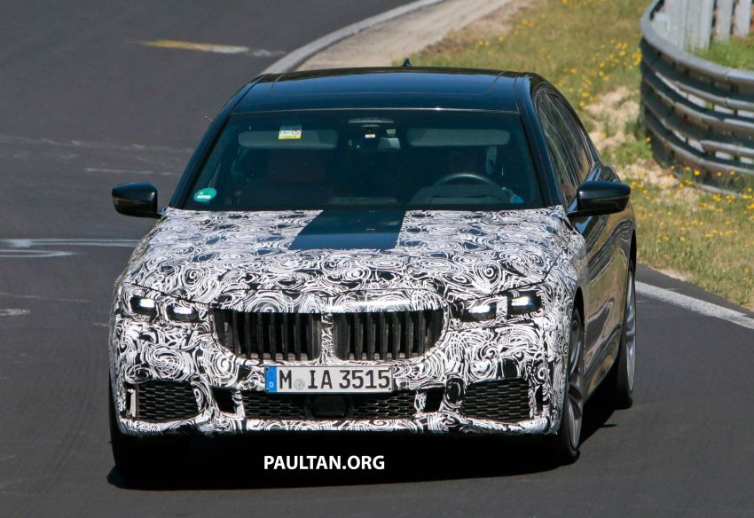 SPIED: G11 BMW 7 Series LCI testing at the ‘Ring 841281