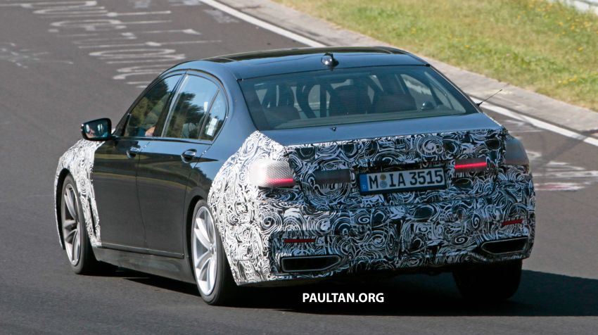 SPIED: G11 BMW 7 Series LCI testing at the ‘Ring 841290