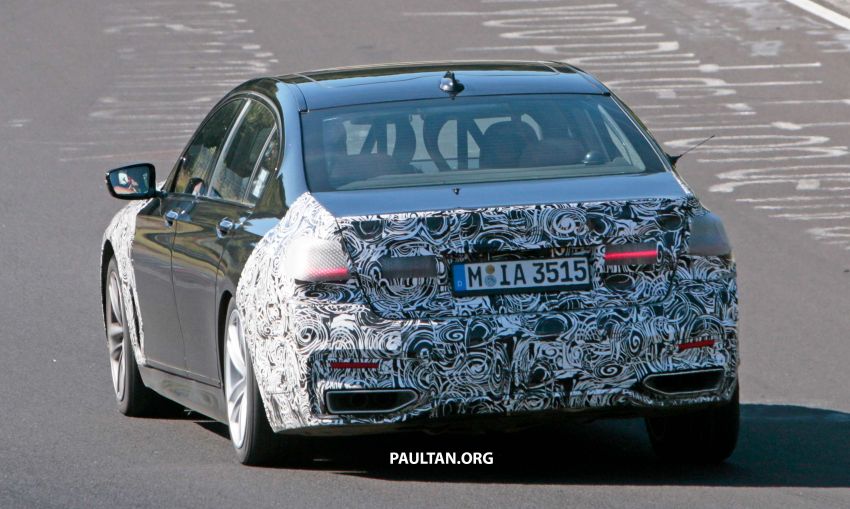 SPIED: G11 BMW 7 Series LCI testing at the ‘Ring 841291