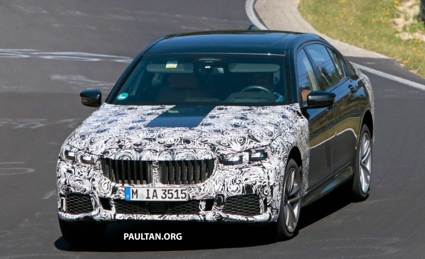 SPIED: G11 BMW 7 Series LCI testing at the ‘Ring 841282