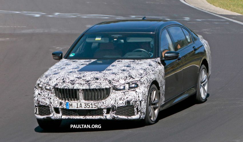 SPIED: G11 BMW 7 Series LCI testing at the ‘Ring 841283