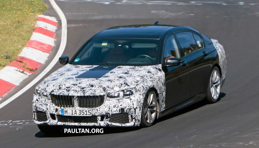 SPIED: G11 BMW 7 Series LCI testing at the ‘Ring 841284