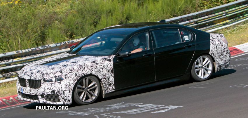 SPIED: G11 BMW 7 Series LCI testing at the ‘Ring 841286