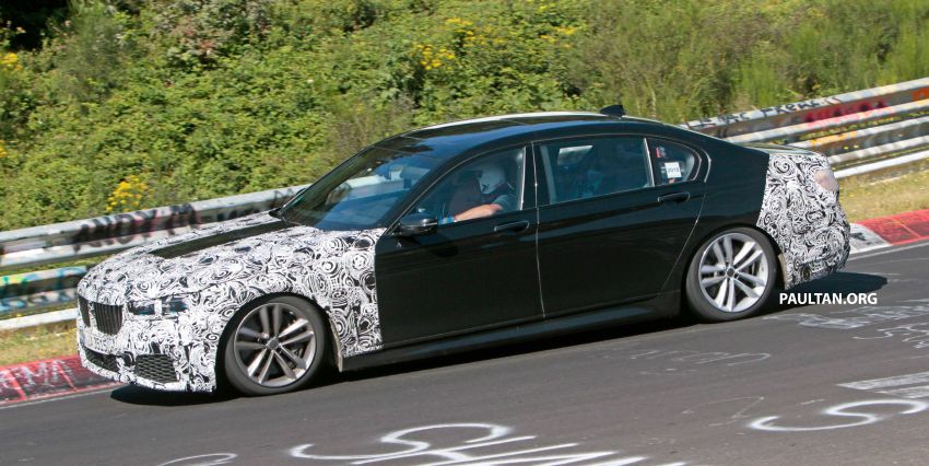 SPIED: G11 BMW 7 Series LCI testing at the ‘Ring 841287