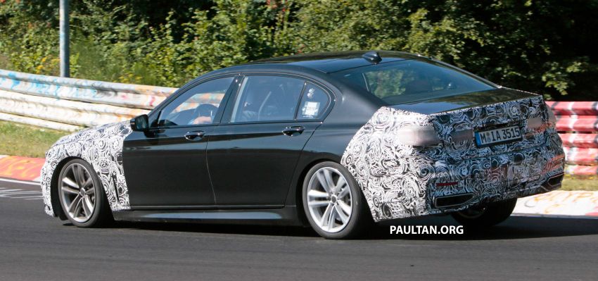 SPIED: G11 BMW 7 Series LCI testing at the ‘Ring 841288