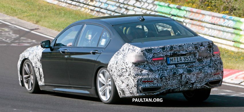 SPIED: G11 BMW 7 Series LCI testing at the ‘Ring 841289