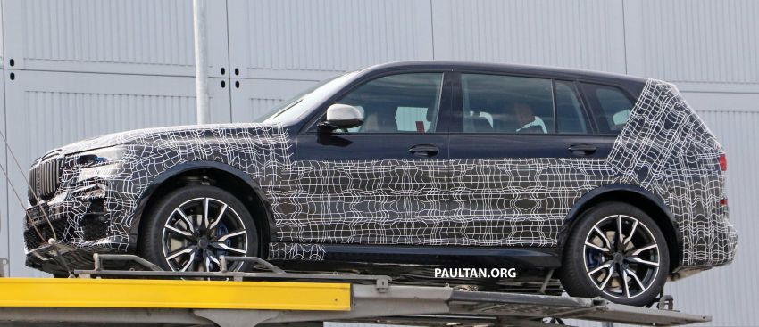 SPIED: BMW X7 test unit seen again, pre-production 840004