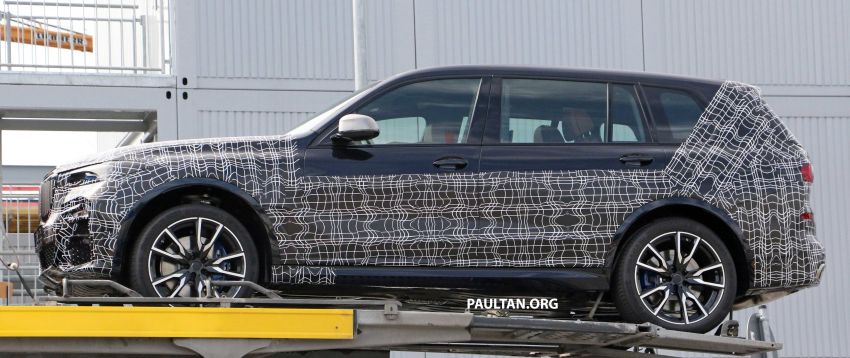 SPIED: BMW X7 test unit seen again, pre-production 840005