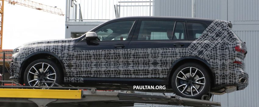 SPIED: BMW X7 test unit seen again, pre-production 840007
