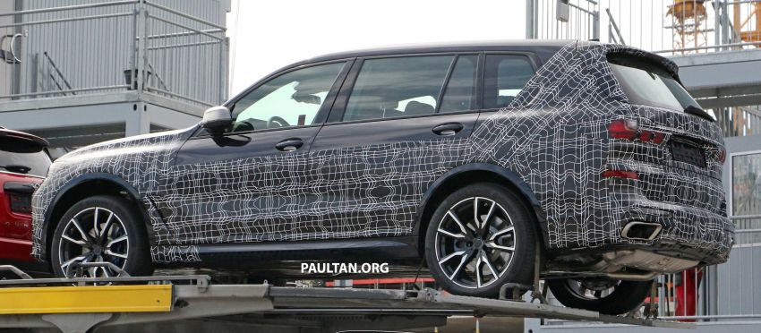 SPIED: BMW X7 test unit seen again, pre-production 840008