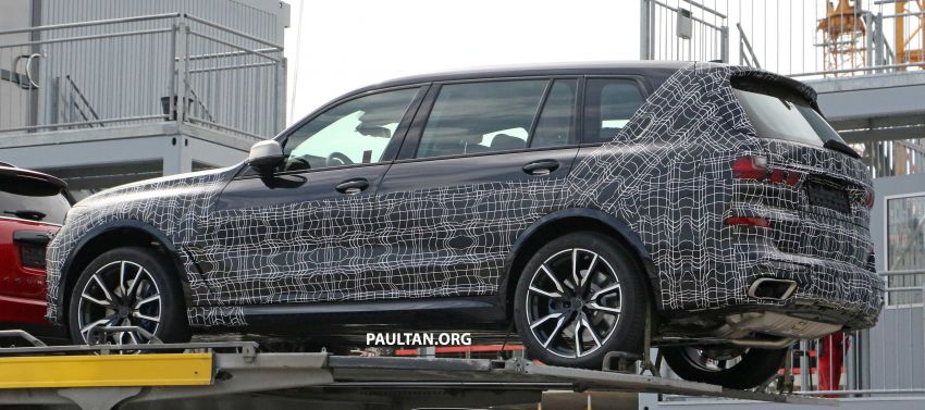 SPIED: BMW X7 test unit seen again, pre-production 840009