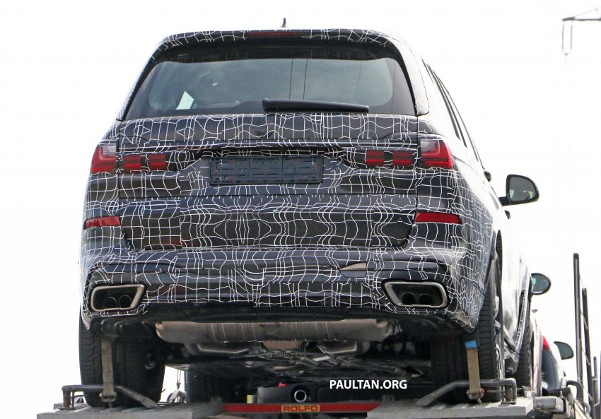 SPIED: BMW X7 test unit seen again, pre-production 840010