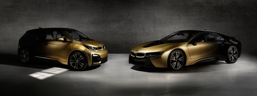 BMW i3 and i8 Starlight Edition – 24-karat gold paint 833560