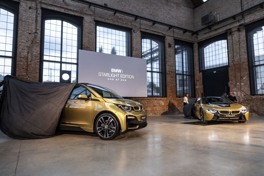 BMW i3 and i8 Starlight Edition – 24-karat gold paint 833564