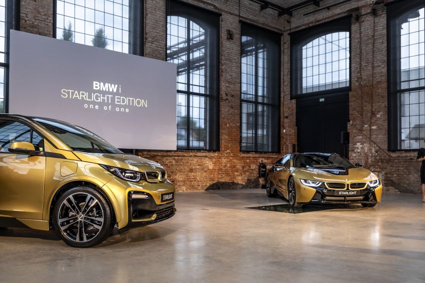 BMW i3 and i8 Starlight Edition – 24-karat gold paint 833565