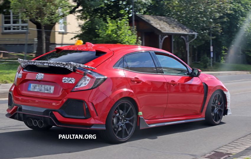 SPYSHOT: Honda Civic Type R FK8 dikesan sedang diuji dengan <em>spoiler</em> belakang yang jauh lebih kecil 840607