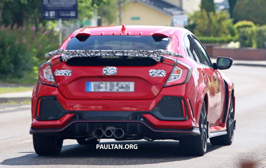 SPIED: Honda Civic Type R update – two wing designs 840579