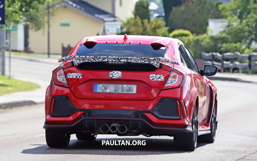 SPIED: Honda Civic Type R update – two wing designs 840581