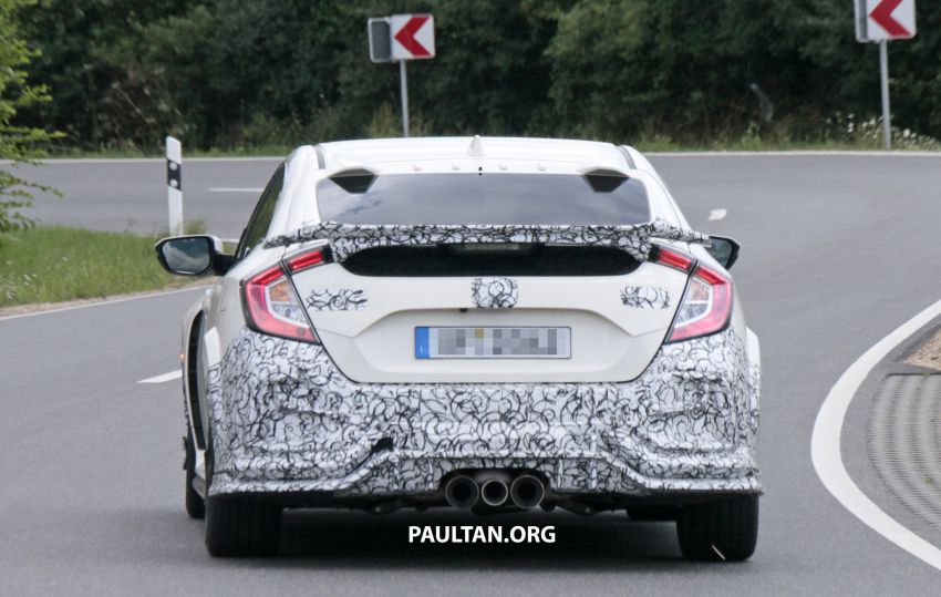 SPIED: Honda Civic Type R update – two wing designs 840549