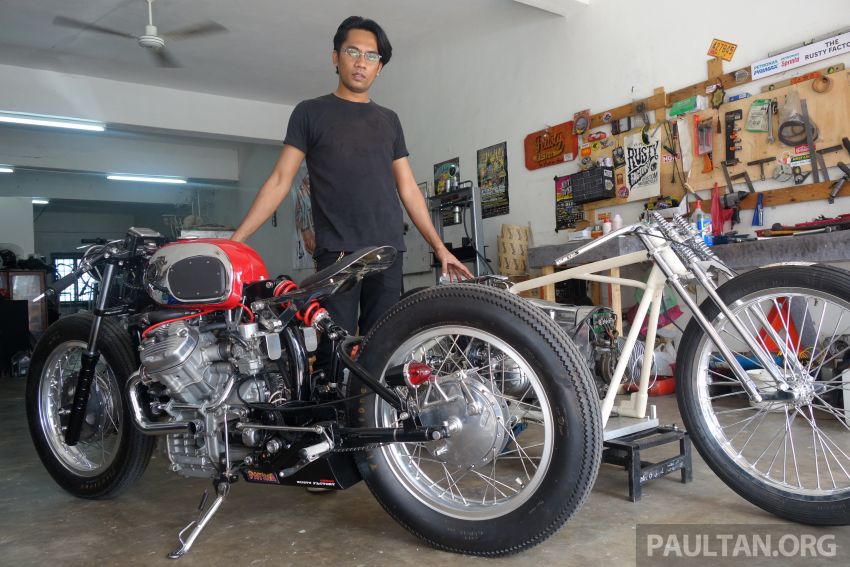 Honda CX500 1979 “Semut Api” – dari kedai besi buruk ke Rusty Factory; idea kreatif radikal ‘Ipoh mali’ 839461