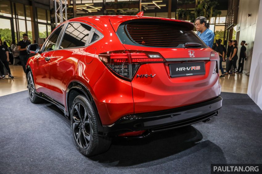 Honda HR-V facelift 2018 mula dibuka tempahan di Malaysia – varian RS, roda 18-inci, kit dan ciri baharu 838129
