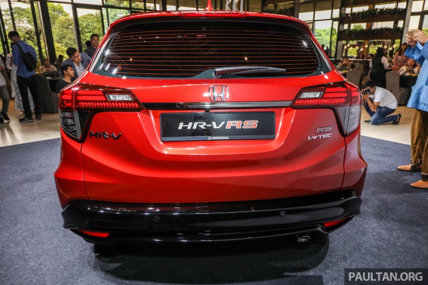 Honda HR-V facelift 2018 mula dibuka tempahan di Malaysia – varian RS, roda 18-inci, kit dan ciri baharu 838132