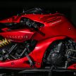 Kenstomoto Valkyrie – red, long and low custom