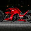 Kenstomoto Valkyrie – red, long and low custom