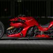 Kenstomoto Valkyrie – red, long and low custom