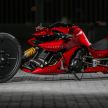 Kenstomoto Valkyrie – red, long and low custom