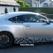 Lexus RC F Track Edition – teaser shows carbon wing