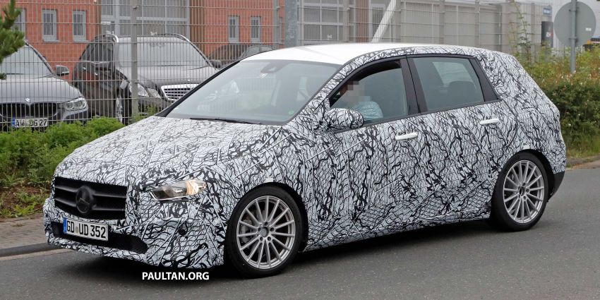 SPIED: W247 Mercedes-Benz B-Class – less camo 837280